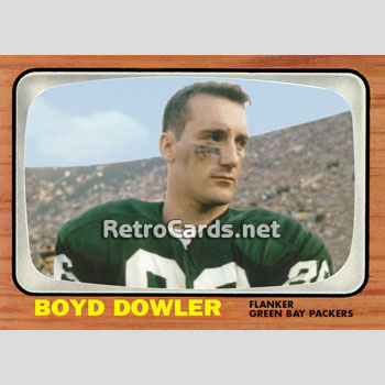 Boyd Dowler Signed 1968 Topps #105 Green Bay Packers Card Beckett Bas