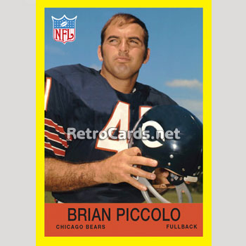 Brian Piccolo, 1967. (Colorized by OP) : r/CHIBears