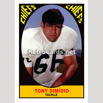 1967T Willie Mitchell Kansas City Chiefs – RetroCards