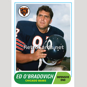 1968T Mac Percival Chicago Bears – RetroCards