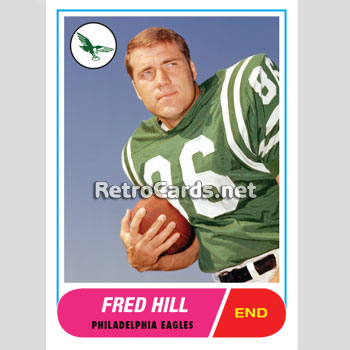 1968T Tom Woodeshick Philadelphia Eagles – RetroCards