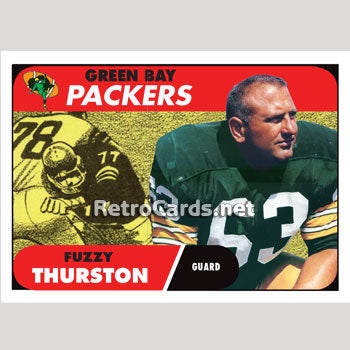 Custom Sports Cards by RetroCards: 1968 Bears: More Lean Years To Come