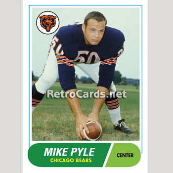 1968T Mike Hull Chicago Bears – RetroCards