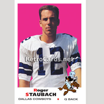 2020 Donruss Retro Series Roger Staubach Dallas Cowboys #RS-RS