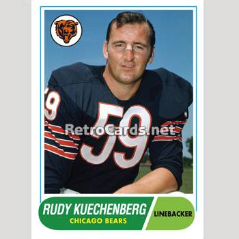 1968T Mike Hull Chicago Bears – RetroCards