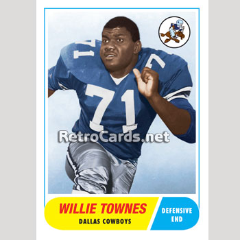 1968P Lance Rentzel Dallas Cowboys – RetroCards