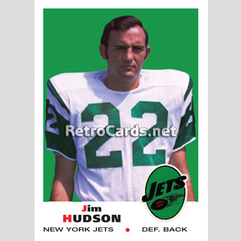 1969T Billy Joe New York Jets – RetroCards