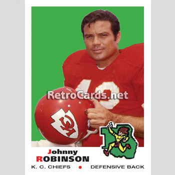 Johnny Robinson Kansas City Chiefs Lithograph Limited Edition 