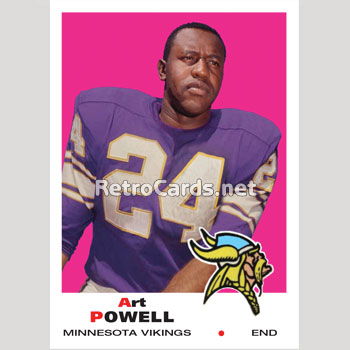 1969T Dave Osborn Minnesota Vikings – RetroCards