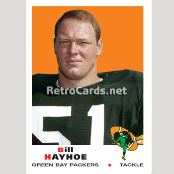 1969T Jerry Kramer Green Bay Packers – RetroCards