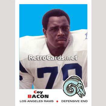 1970T Los Angeles Rams RetroCards Set