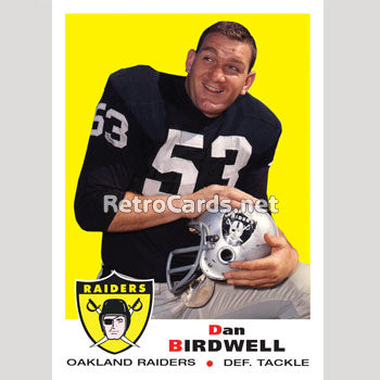 1969T Warren Wells Oakland Raiders – RetroCards