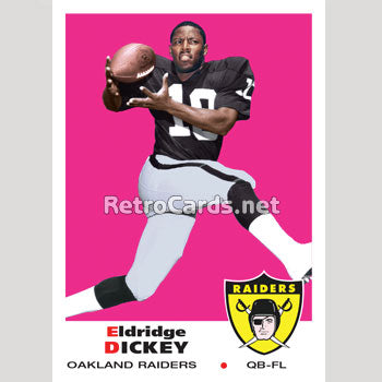 1969 Raiders Team Issue Football Card - George Atkinson