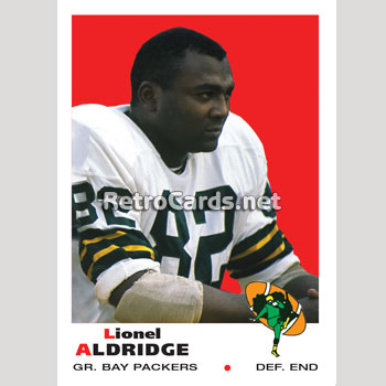 1969T Jerry Kramer Green Bay Packers – RetroCards