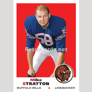 Circa 1963 Mike Stratton Game Worn Buffalo Bills Jersey - Great Use, Lot  #82251