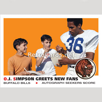 1969T Jack Kemp Buffalo Bills – RetroCards