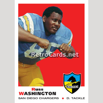 1969T Sid Gillman San Diego Chargers – RetroCards