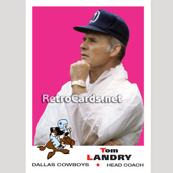 1966T Dan Reeves Dallas Cowboys – RetroCards