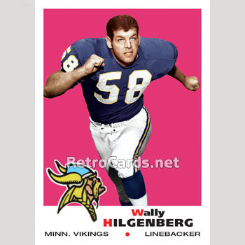 Minnesota Vikings Wally Hilgenberg Photos and Premium High Res