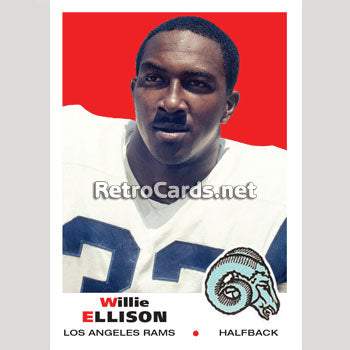 1970T Los Angeles Rams RetroCards Set