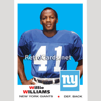 1969T Willie Young New York Giants – RetroCards