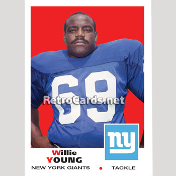 1966P New York Giants RetroCards Set