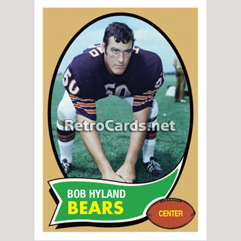 1970T Major Hazelton Chicago Bears – RetroCards