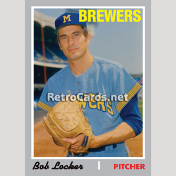 1970T Lew Krausse Milwaukee Brewers – RetroCards