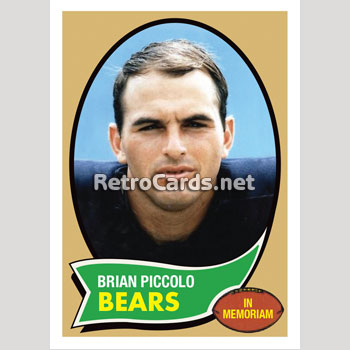 Cards That Never Were: 1970 Topps Brian Piccolo