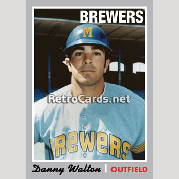 1970T Milwaukee Brewers RetroCards Set • Series 1