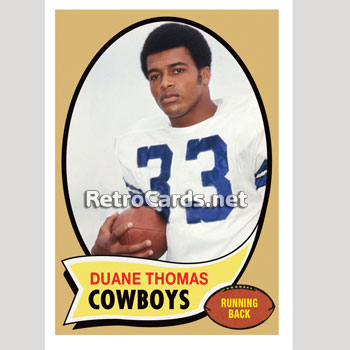 Duane Thomas Dallas Cowboys 1971 Vintage Football Stitched -   Finland