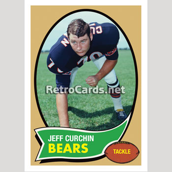 1970T Major Hazelton Chicago Bears – RetroCards