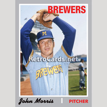 1970T Milwaukee Brewers RetroCards Set • Series 1