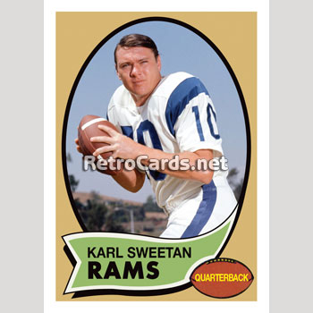 1969T Los Angeles Rams RetroCards Set