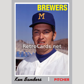 1970T Milwaukee Brewers RetroCards Set • Series 1