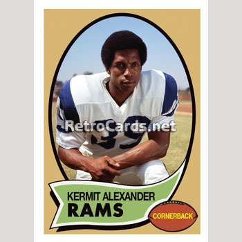 1970 LOS ANGELES RAMS FOOTBALL TEAM COLOR PICTURE PHOTO CARD FAN PRICELIST  5X7