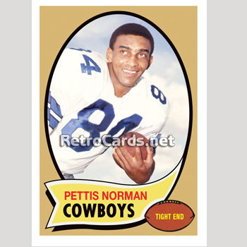 : 1965 Philadelphia # 51 Pettis Norman Dallas Cowboys (Football  Card) EX Cowboys Johnson C. Smith : Collectibles & Fine Art