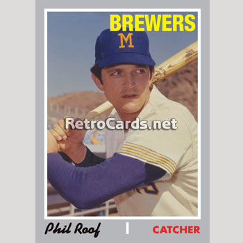 1970T Milwaukee Brewers RetroCards Set • Series 1