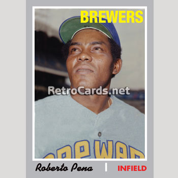 1970T Don Mincher Milwaukee Brewers – RetroCards