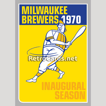 1970T Milwaukee Brewers RetroCards Set • Series 2