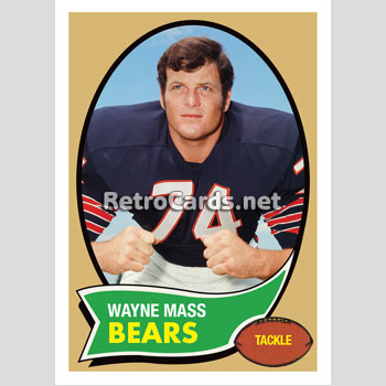 1970T Major Hazelton Chicago Bears – RetroCards