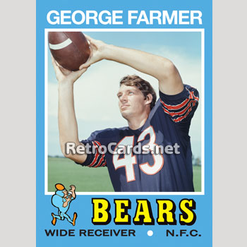 1971T Wayne Mass Chicago Bears – RetroCards