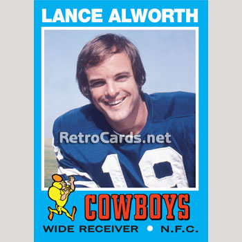 1974TMLB Lance Alworth Dallas Cowboys – RetroCards