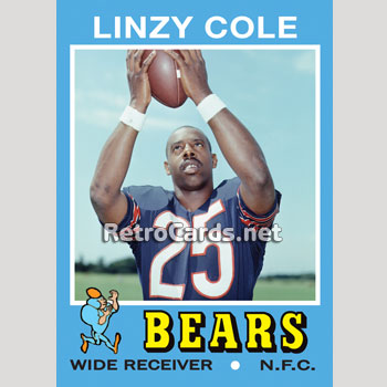 1971T Chicago Bears RetroCards Set