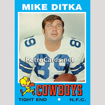 1970T Pettis Norman Dallas Cowboys – RetroCards