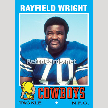 RAYFIELD WRIGHT CUSTOM DALLAS COWBOYS JERSEY BIG CAT