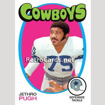 1971T Jethro Pugh Dallas Cowboys – RetroCards