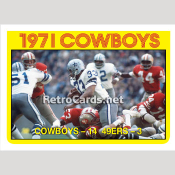 1972T Dallas Cowboys Champs RetroCards Set