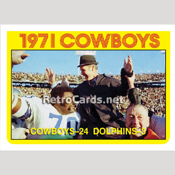 1980T Dallas Cowboys RetroCards Set