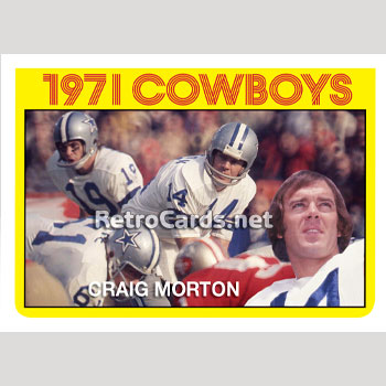 1984T MLB Dallas Cowboys RetroCards Set